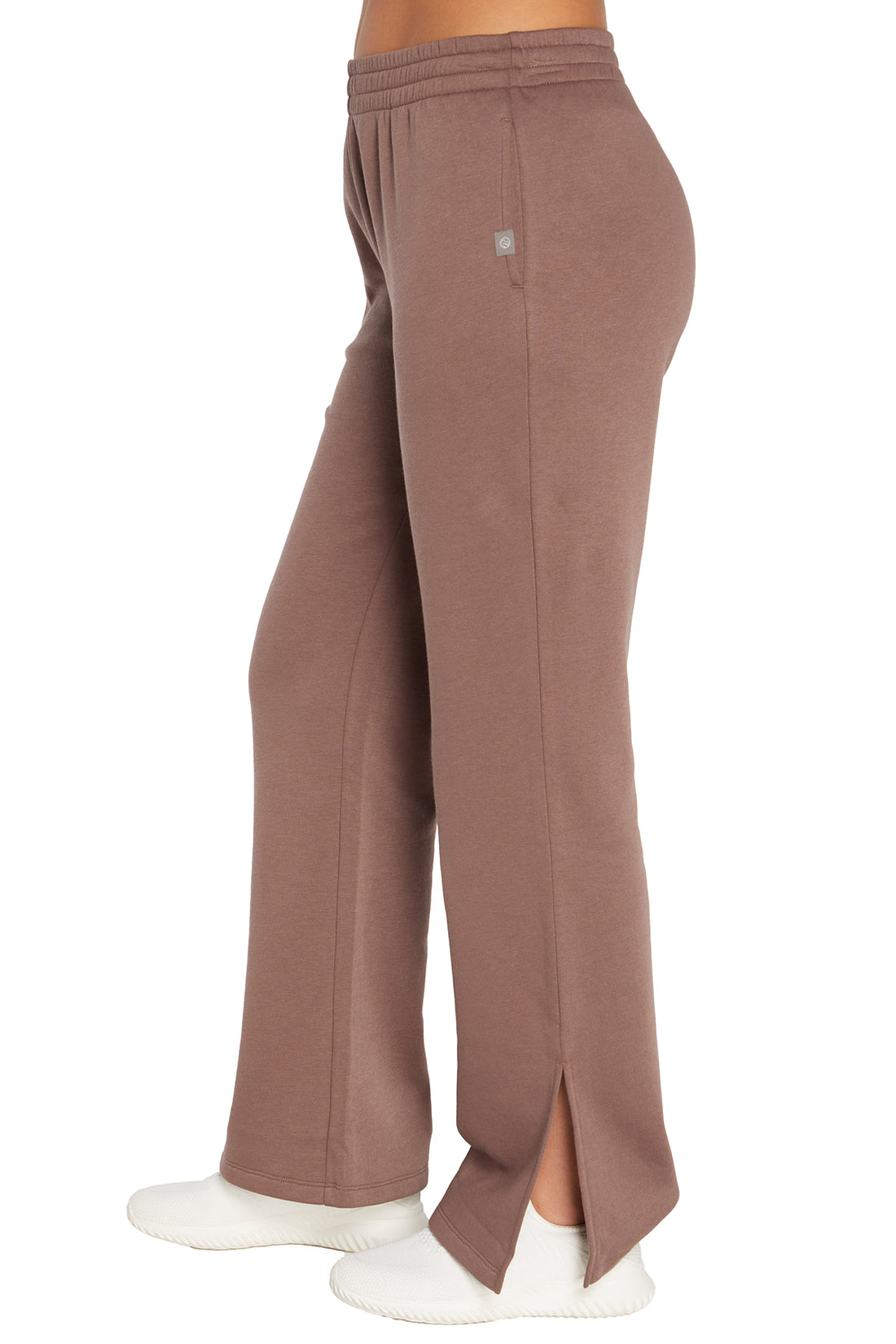 Kensley Slit Pant (Peppercorn)