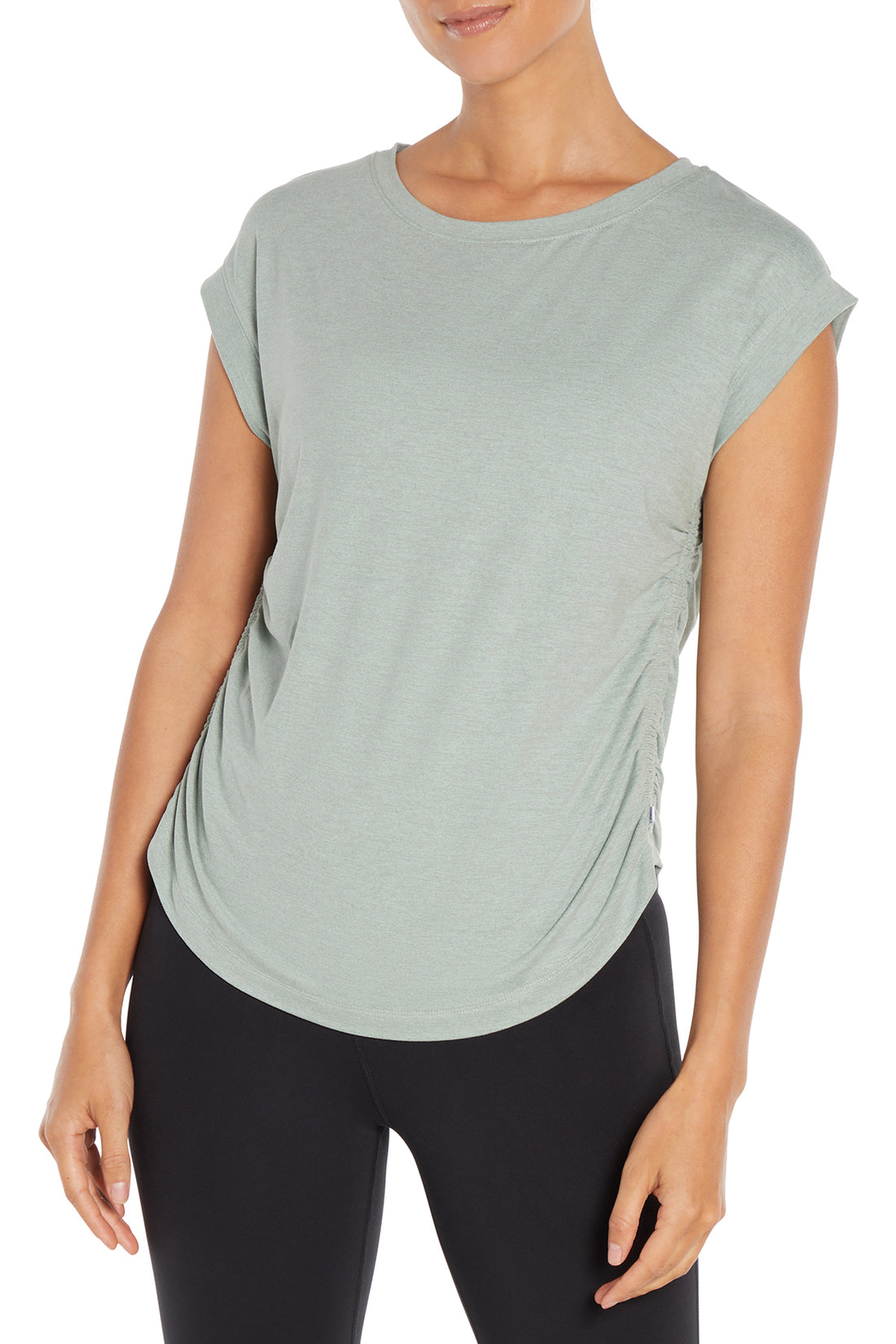 Gabriela Short Sleeve Top (H. Jadeite)