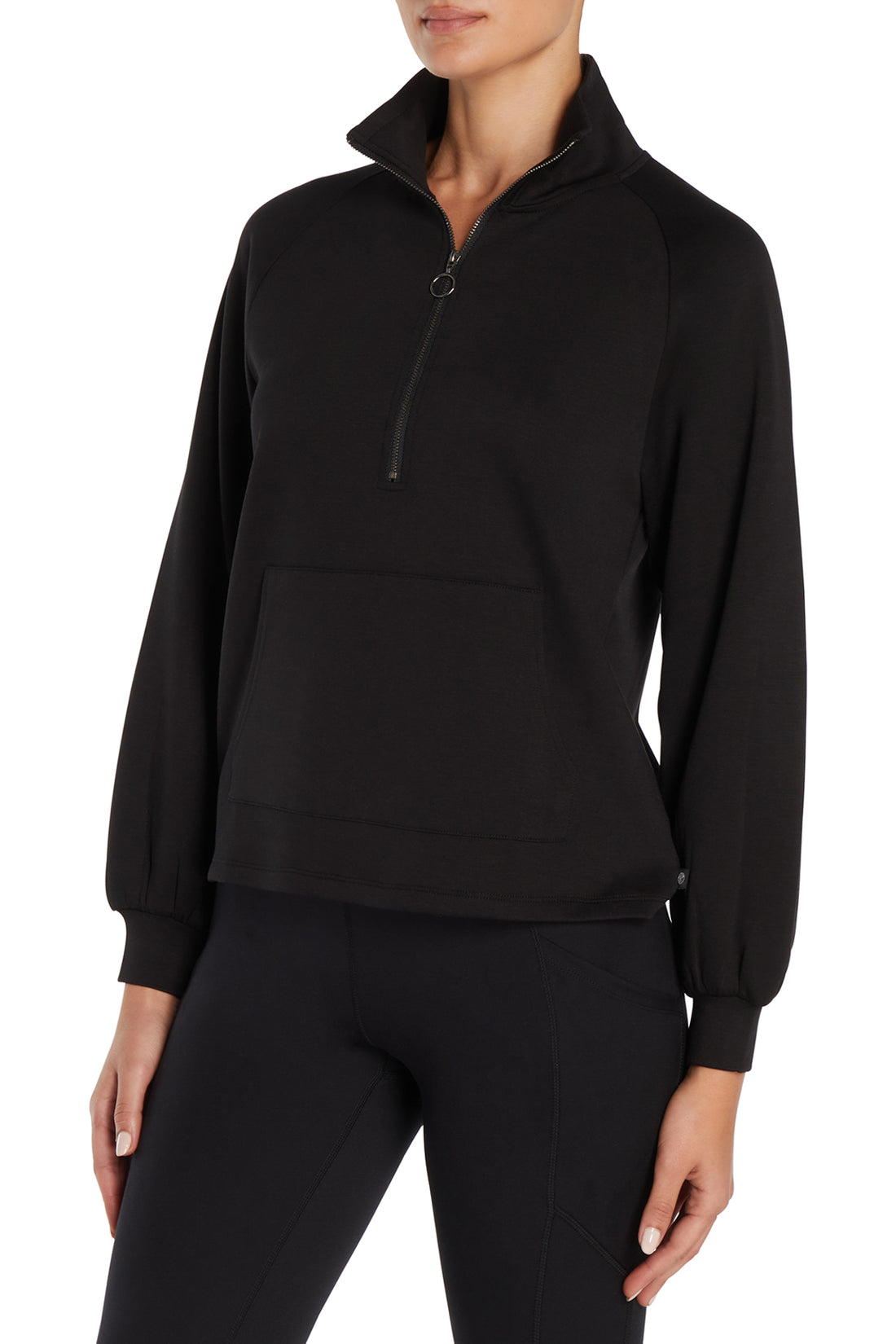 Katie 1/4 Zip (Black)