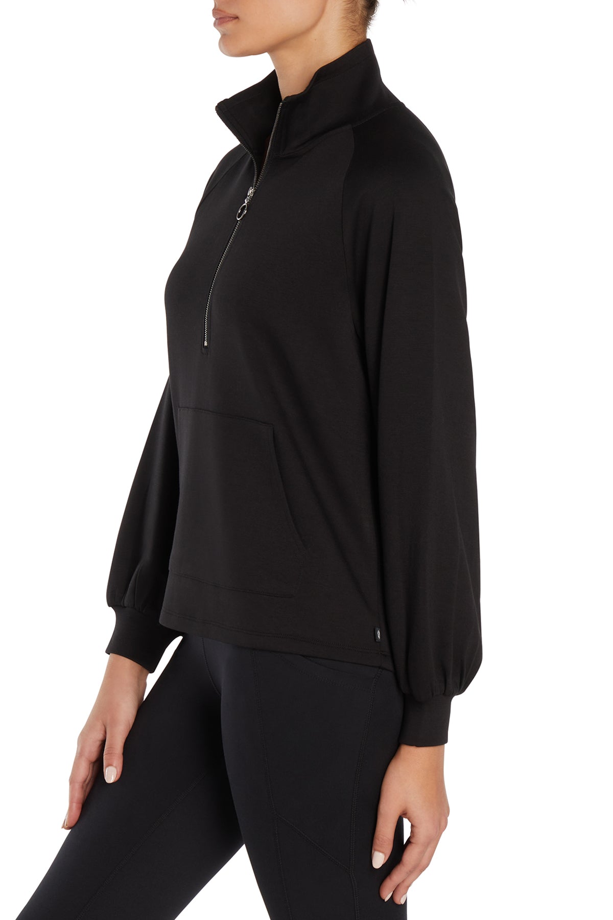 Katie 1/4 Zip (Black)