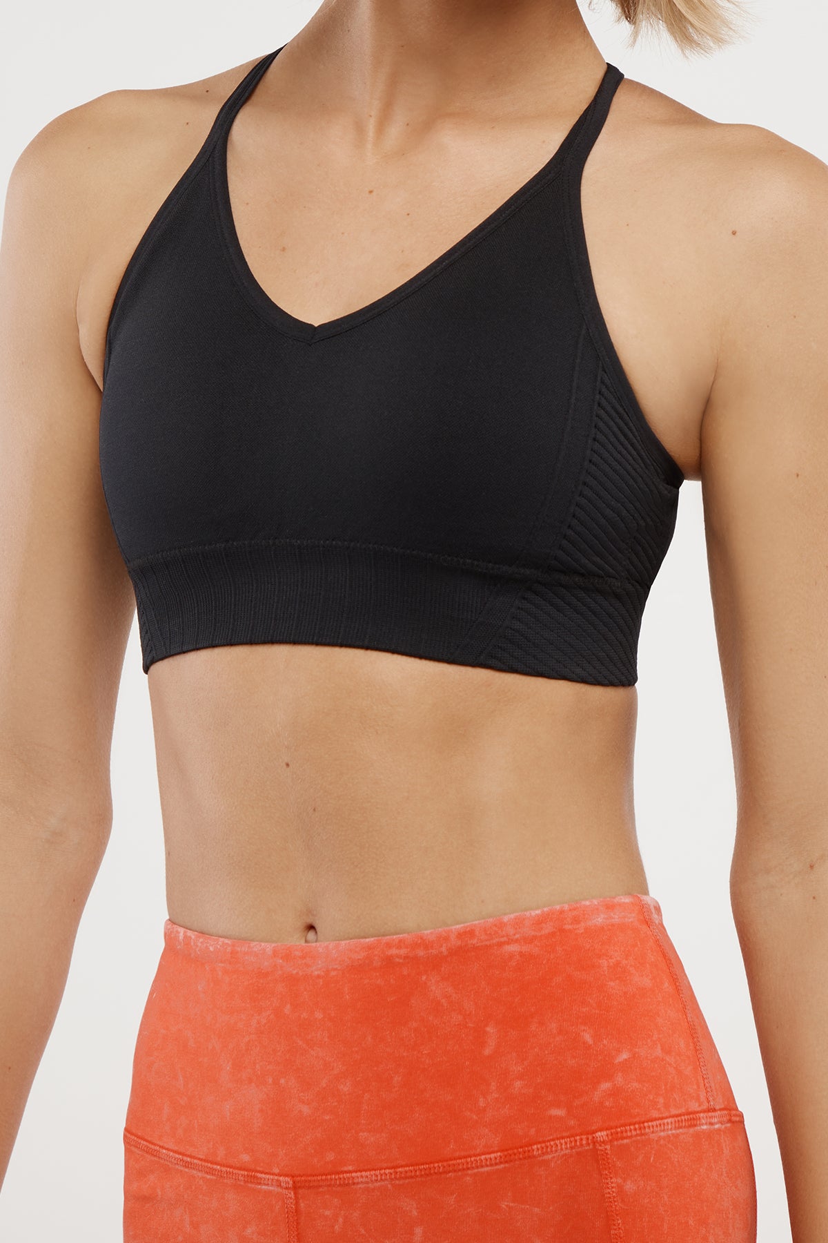 Sage Seamless Bra (Black)