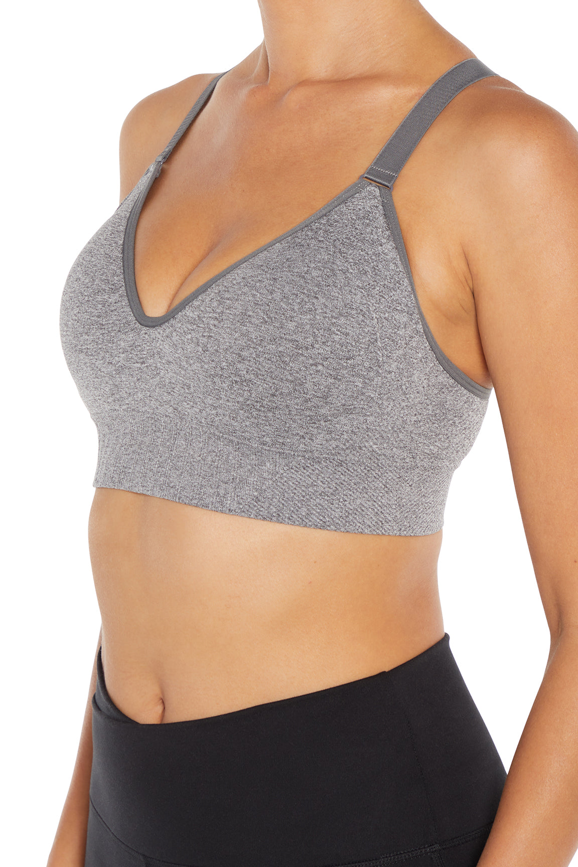 Ariel Seamless Bra (H.Charcoal)