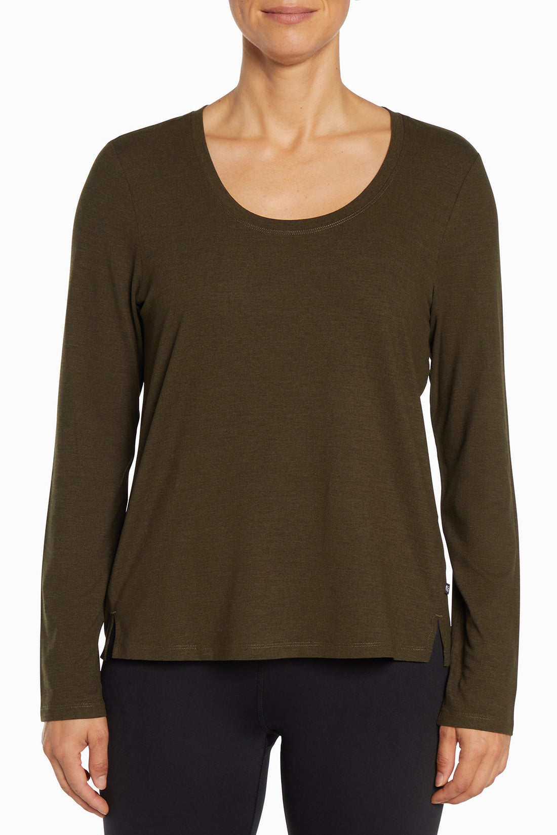 Susan Long Sleeve Top (H. Rosin)