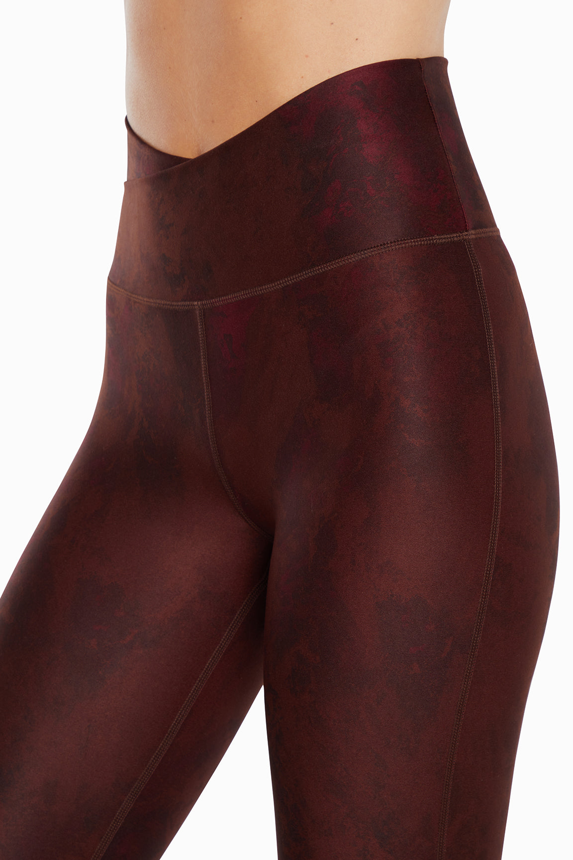 Lotus Zen Long Legging (Zinfandel Textured Wash)