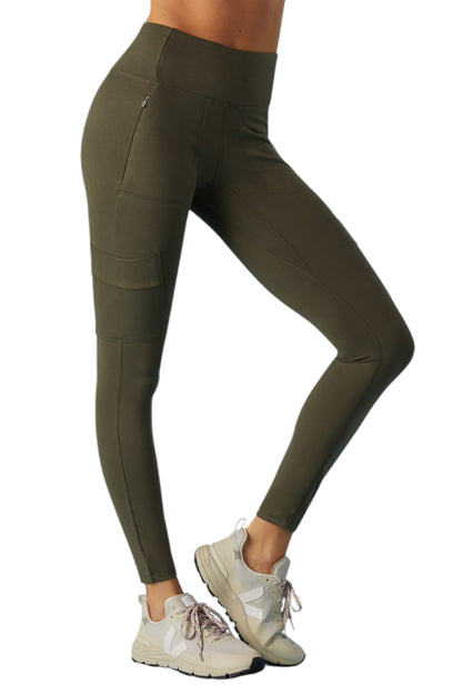 Travel Legging (Grape Leaf)