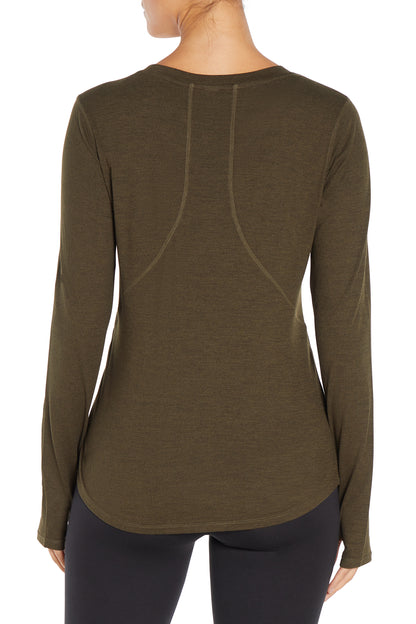 Dana Long Sleeve Top (H. Rosin)