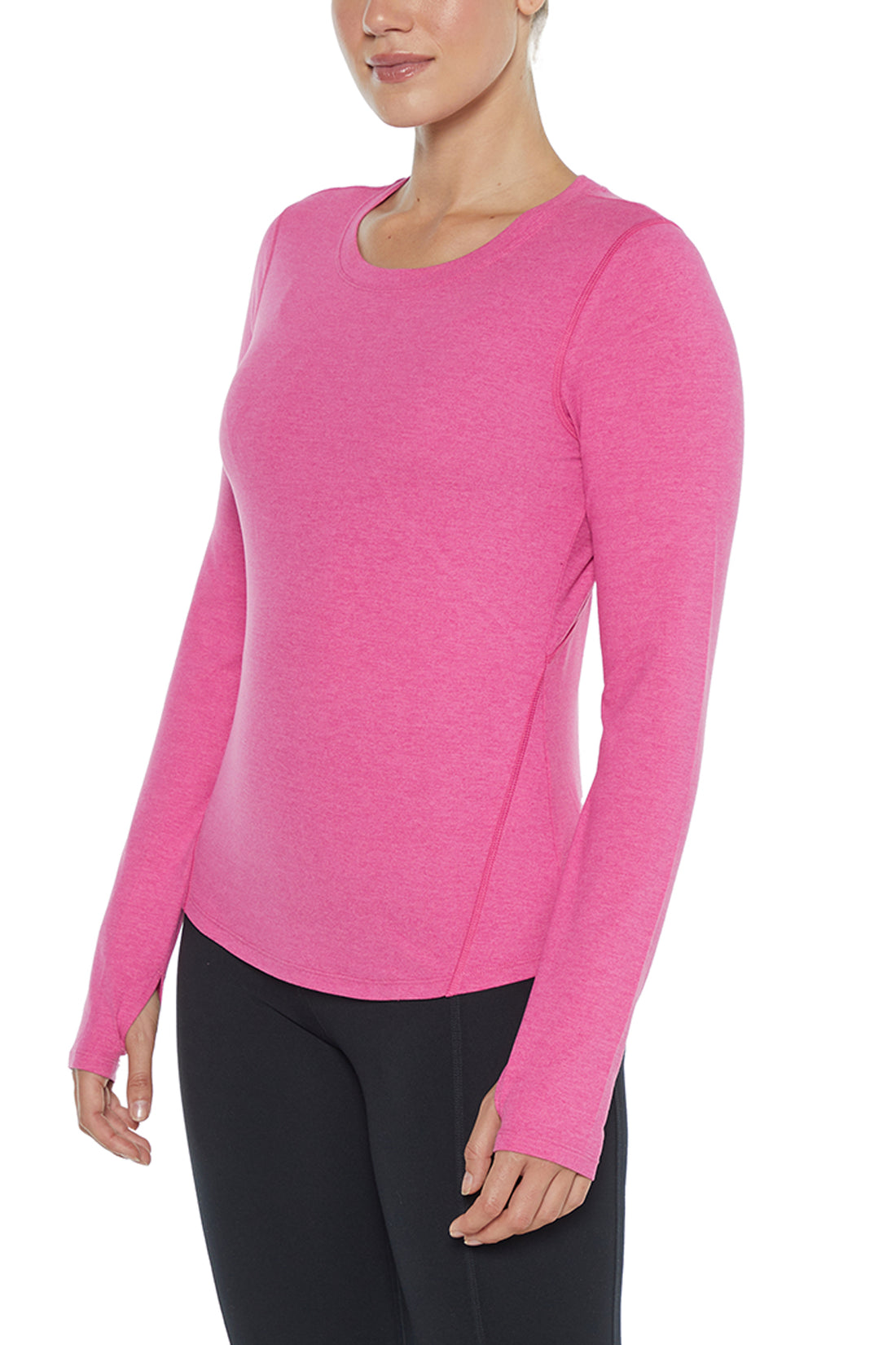 Dana Long Sleeve Top (H. Rose Violet)