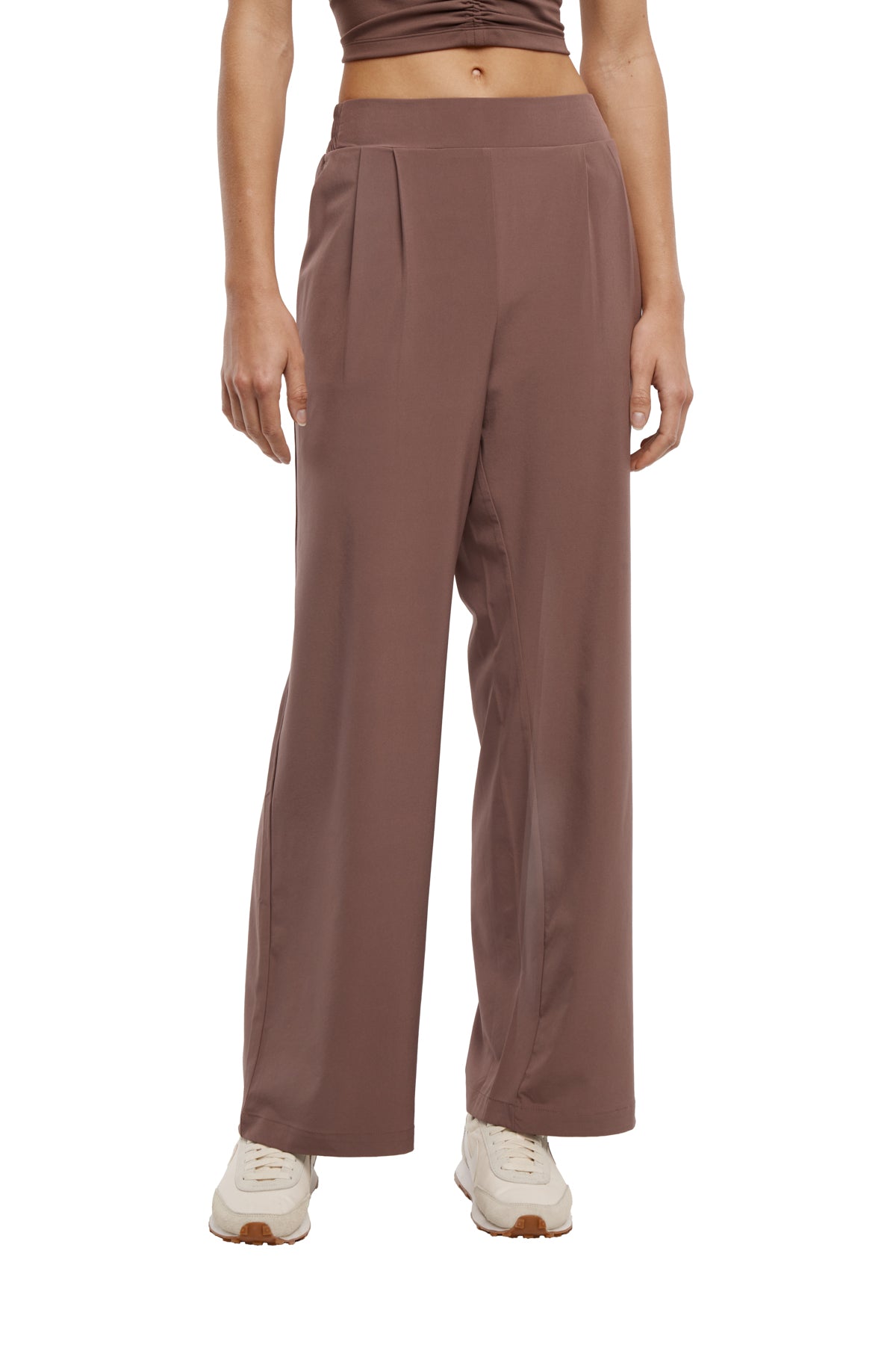 31&quot; Anaya Wide Leg Pant (Peppercorn)