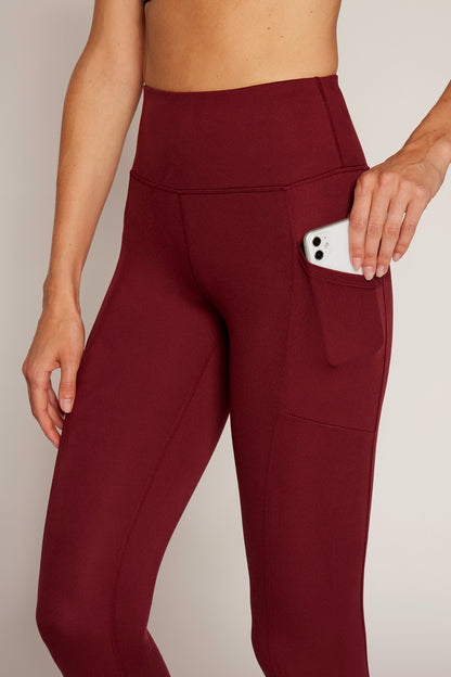 Drew Tummy Control Pocket Mid Calf (Zinfandel)