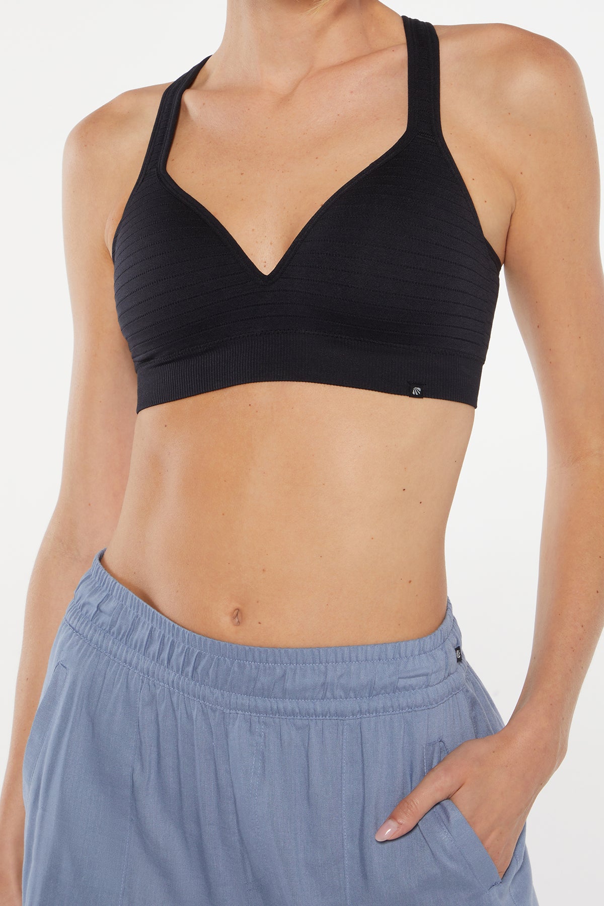 Johanna Seamless Sport Bra (Black)