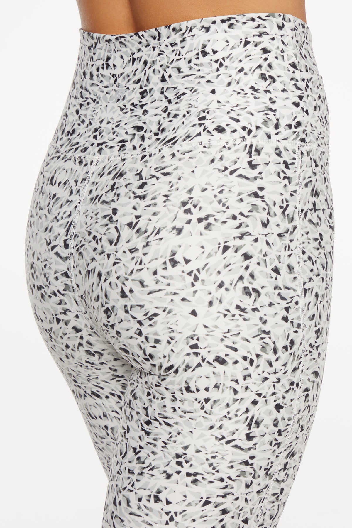 Lotus Zen Long Legging (White Kaleidoscope)