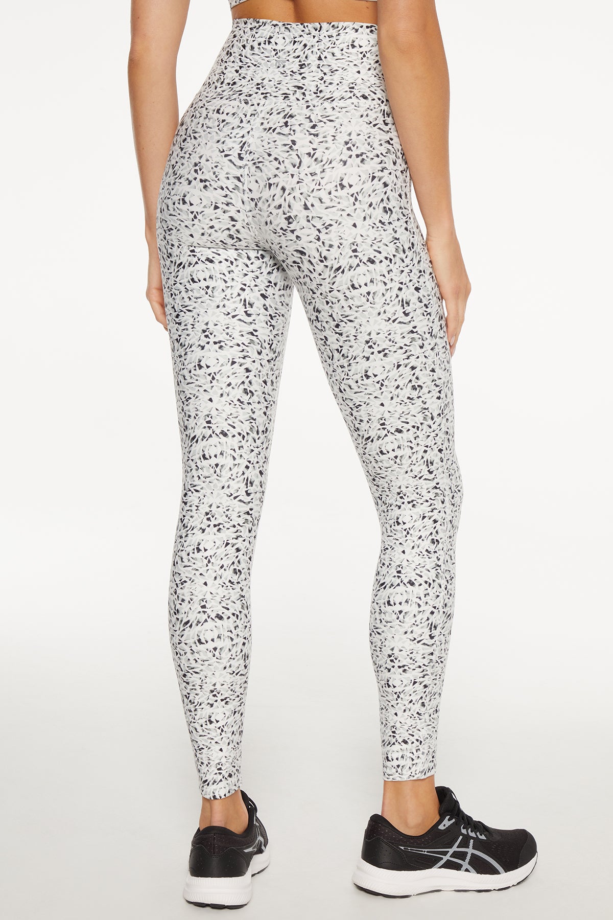 Lotus Zen Long Legging (White Kaleidoscope)