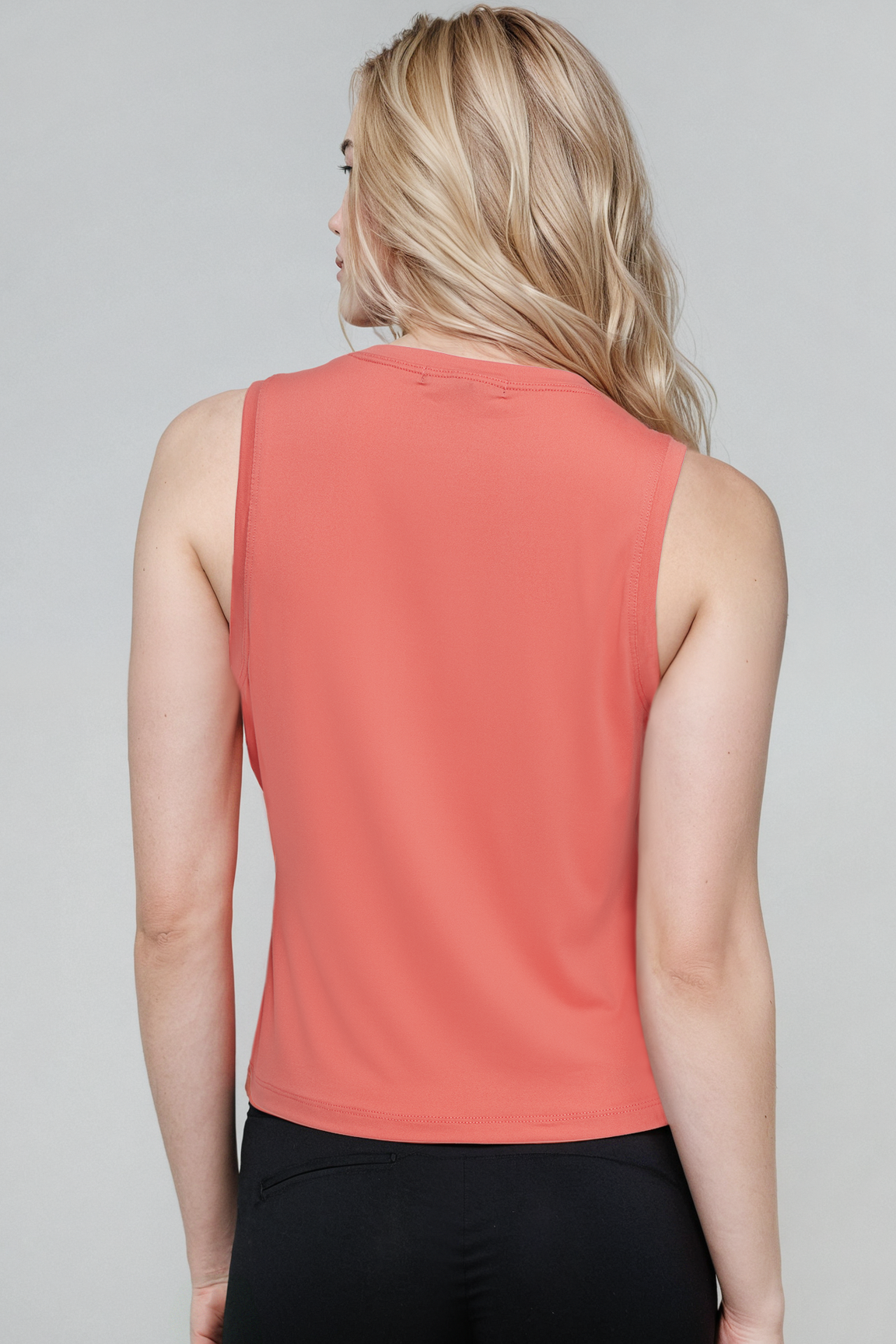 Aura Twist Tank (Tea Rose)