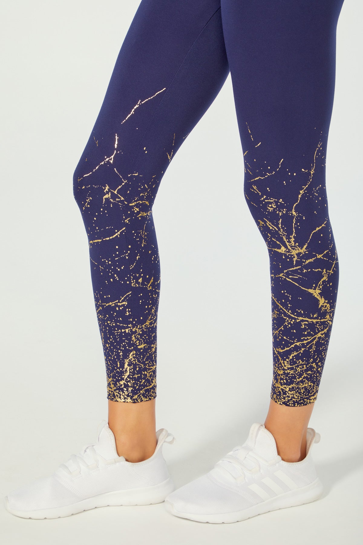 Alyssa Black Gold Leggings